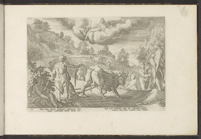 srebrny wiek Metamorfozy Owidiusza (tytuł serii) Odtworzenia P. Ovidiusa Naso (tytuł serii) autorstwa Hendrick Goltzius (workshop of)