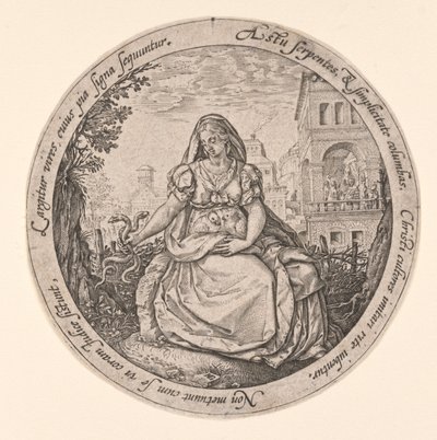 Alegoria roztropności autorstwa Hendrick Goltzius