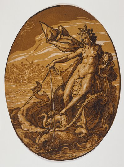 Amfitryta autorstwa Hendrick Goltzius
