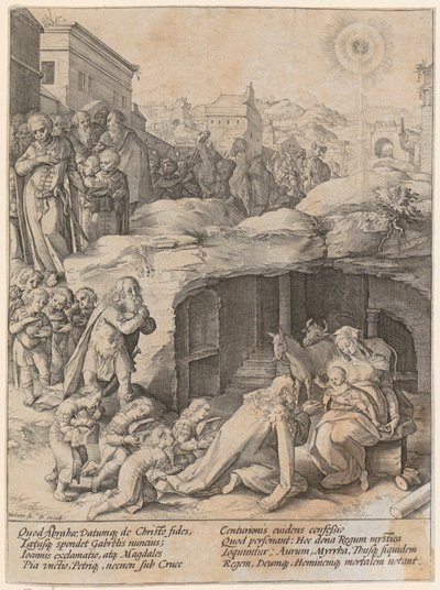 Pokłon Trzech Króli autorstwa Hendrick Goltzius
