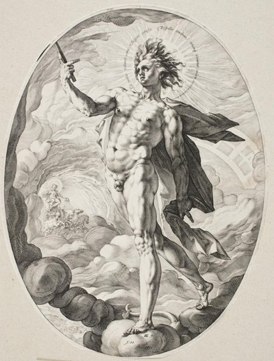 Apollo autorstwa Hendrick Goltzius