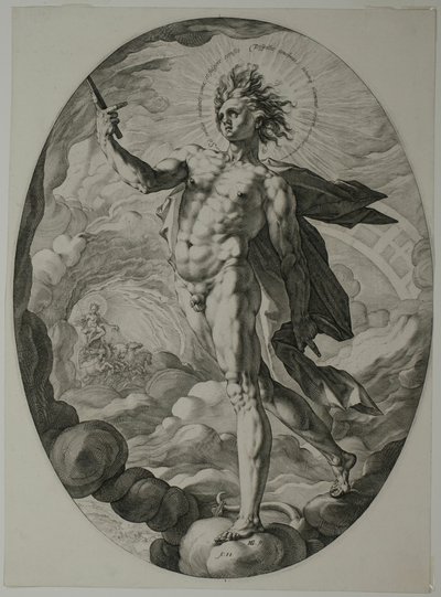 Apollo autorstwa Hendrick Goltzius