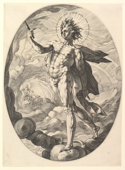 Apollo autorstwa Hendrick Goltzius
