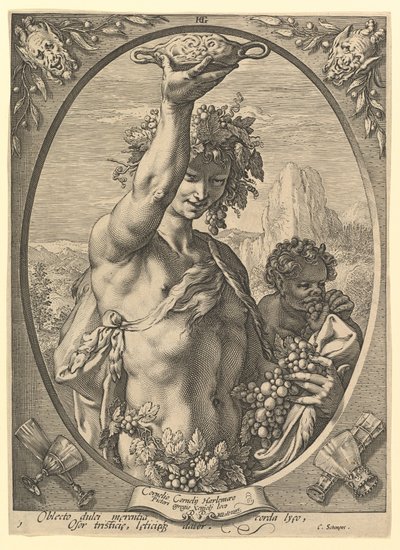Bachus autorstwa Hendrick Goltzius