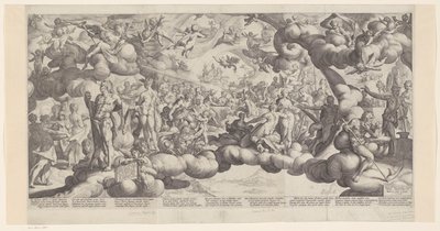 Ślub Kupidyna i Psyche autorstwa Hendrick Goltzius