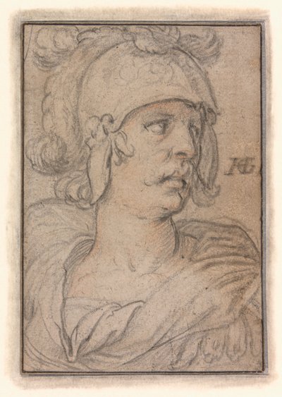 Popiersie wojownika autorstwa Hendrick Goltzius