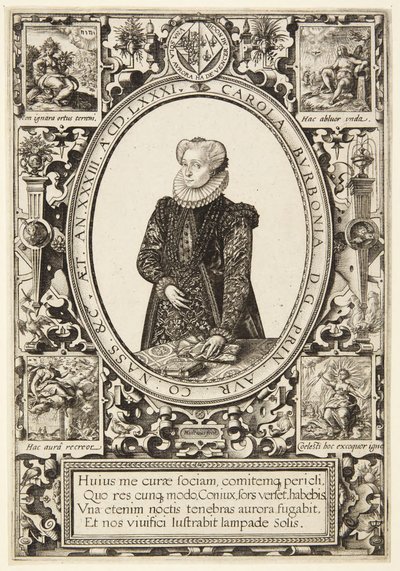 Charlotte de Burbon autorstwa Hendrick Goltzius