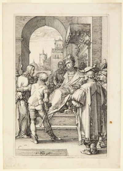 Chrystus przed Piłatem autorstwa Hendrick Goltzius