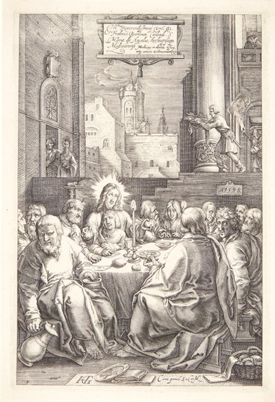 Ostatnia Wieczerza autorstwa Hendrick Goltzius
