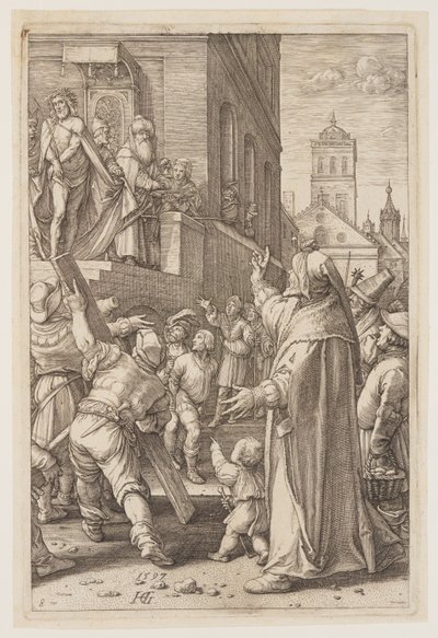 Ecce Homo, z Pasji autorstwa Hendrick Goltzius