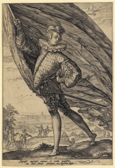 Chorąży autorstwa Hendrick Goltzius