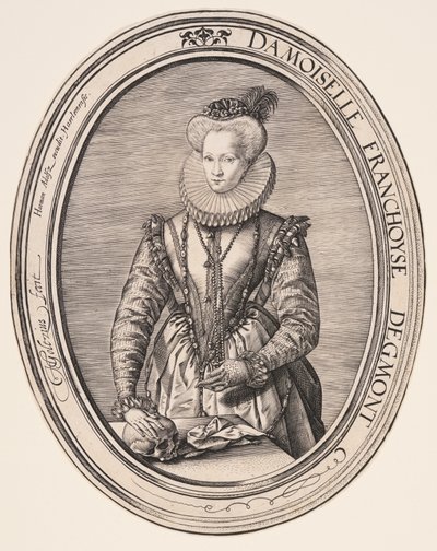 Françoise van Egmond autorstwa Hendrick Goltzius