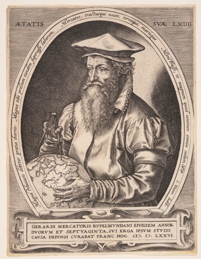 Gerardus Mercator autorstwa Hendrick Goltzius