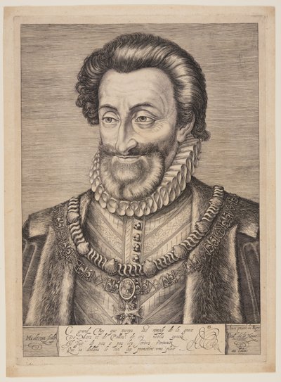 Henryk IV Francuski autorstwa Hendrick Goltzius