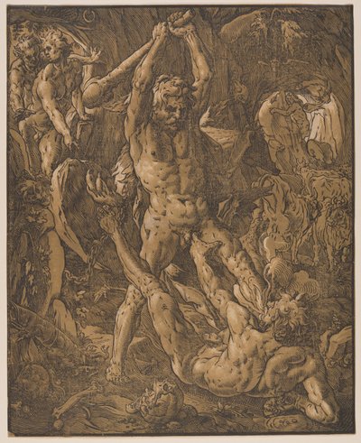 Herkules i Kakus autorstwa Hendrick Goltzius