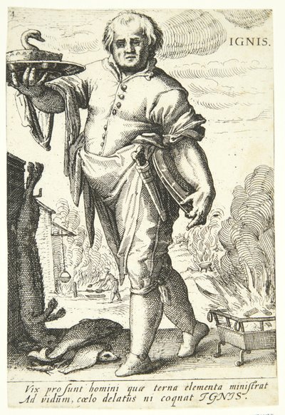 Ild (Ogień) autorstwa Hendrick Goltzius