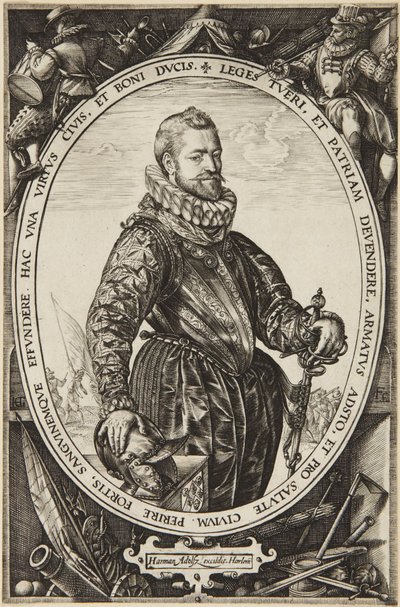 Jacques de la Faille autorstwa Hendrick Goltzius