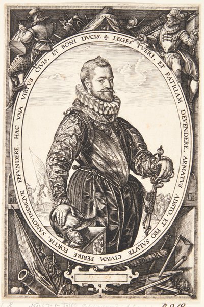 Jacques de la Faille autorstwa Hendrick Goltzius