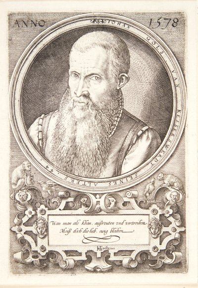 Jan Goltz II autorstwa Hendrick Goltzius