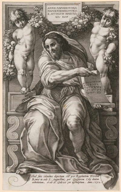 Izajasz autorstwa Hendrick Goltzius