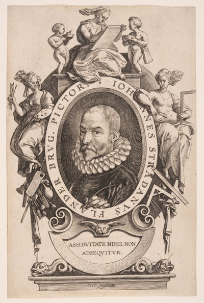John Stradanus autorstwa Hendrick Goltzius