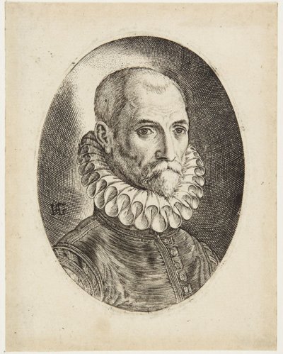 Johannes Stradanus autorstwa Hendrick Goltzius