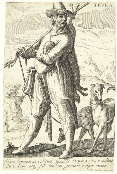 Ziemia (Terra) autorstwa Hendrick Goltzius