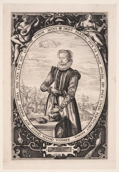 Josina Hamels autorstwa Hendrick Goltzius