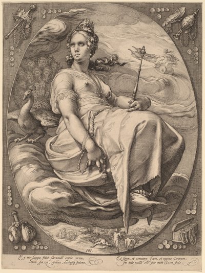 Juno autorstwa Hendrick Goltzius