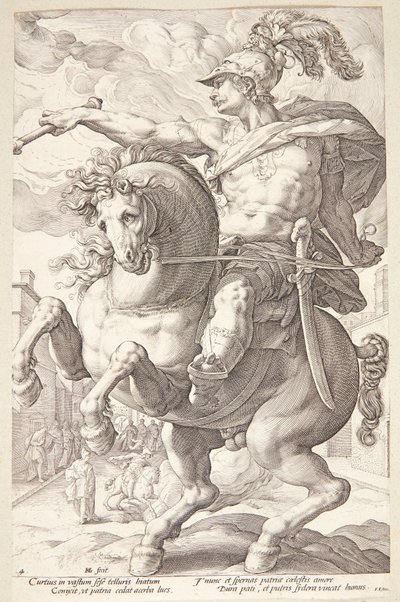 Marek Kurcjusz autorstwa Hendrick Goltzius
