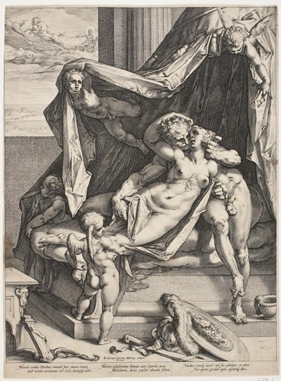 Mars i Wenus autorstwa Hendrick Goltzius