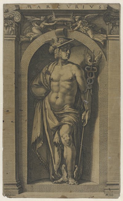 Rtęć Marcus (tytuł na obiekcie) autorstwa Hendrick Goltzius