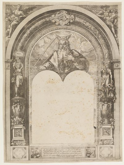 Mojżesz z tablicami Prawa autorstwa Hendrick Goltzius