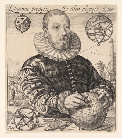 Nicolaus Petri z Deventer autorstwa Hendrick Goltzius