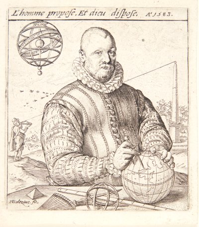 Nicolaus Petri van Deventer autorstwa Hendrick Goltzius