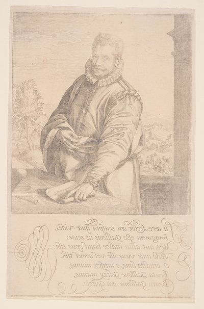 Philips Galle autorstwa Hendrick Goltzius