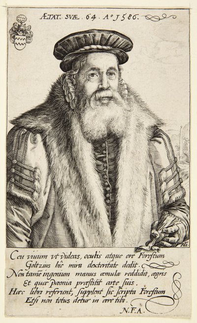Pieter van Foreest autorstwa Hendrick Goltzius