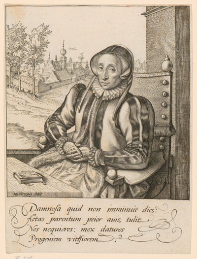 Portret Anny Fullings autorstwa Hendrick Goltzius