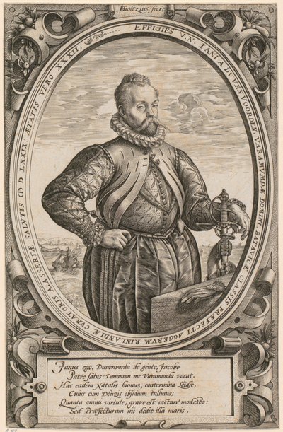 Portret Jana [Johanna] van Duvenvoorde autorstwa Hendrick Goltzius