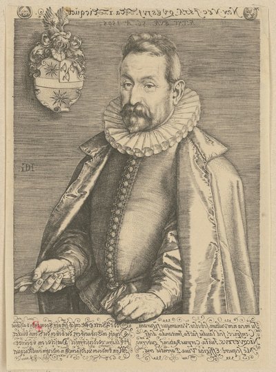 Portret Jana Nicqueta autorstwa Hendrick Goltzius