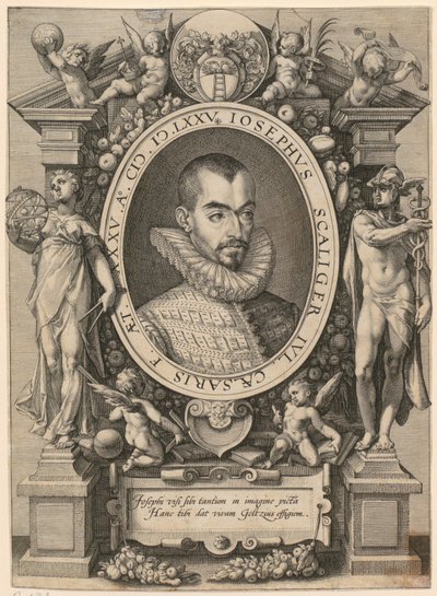 Portret Józefa Justusa Scaligera autorstwa Hendrick Goltzius