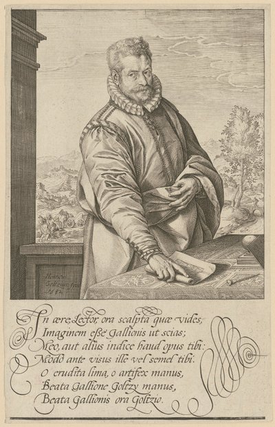 Portret Philipa Galle’a autorstwa Hendrick Goltzius