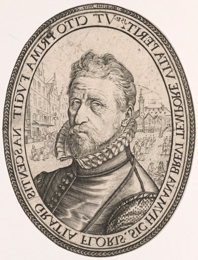 Portret Alberta Fransza Schattera autorstwa Hendrick Goltzius