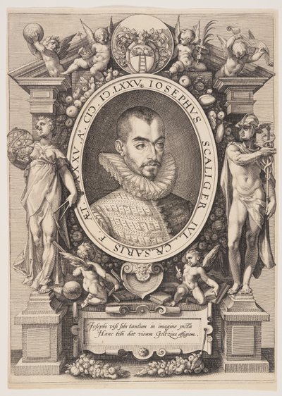 Portret Josephusa Justusa Scaligera autorstwa Hendrick Goltzius