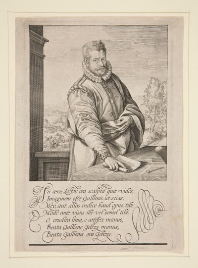 Portret Philipa Galle .a autorstwa Hendrick Goltzius