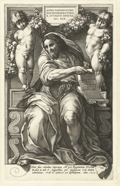 Prorok Izajasz autorstwa Hendrick Goltzius