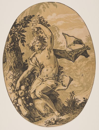 Prozerpina, z Bóstwa autorstwa Hendrick Goltzius