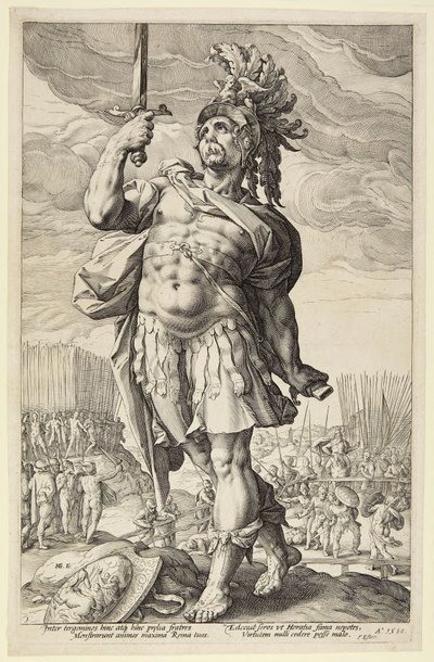 Publius Horatius autorstwa Hendrick Goltzius