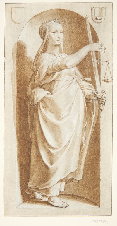 Sprawiedliwość autorstwa Hendrick Goltzius