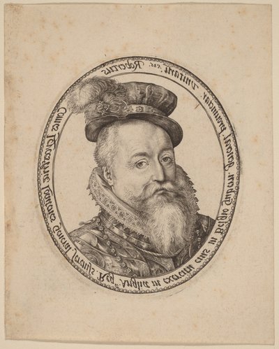 Robert Dudley, hrabia Leicester autorstwa Hendrick Goltzius